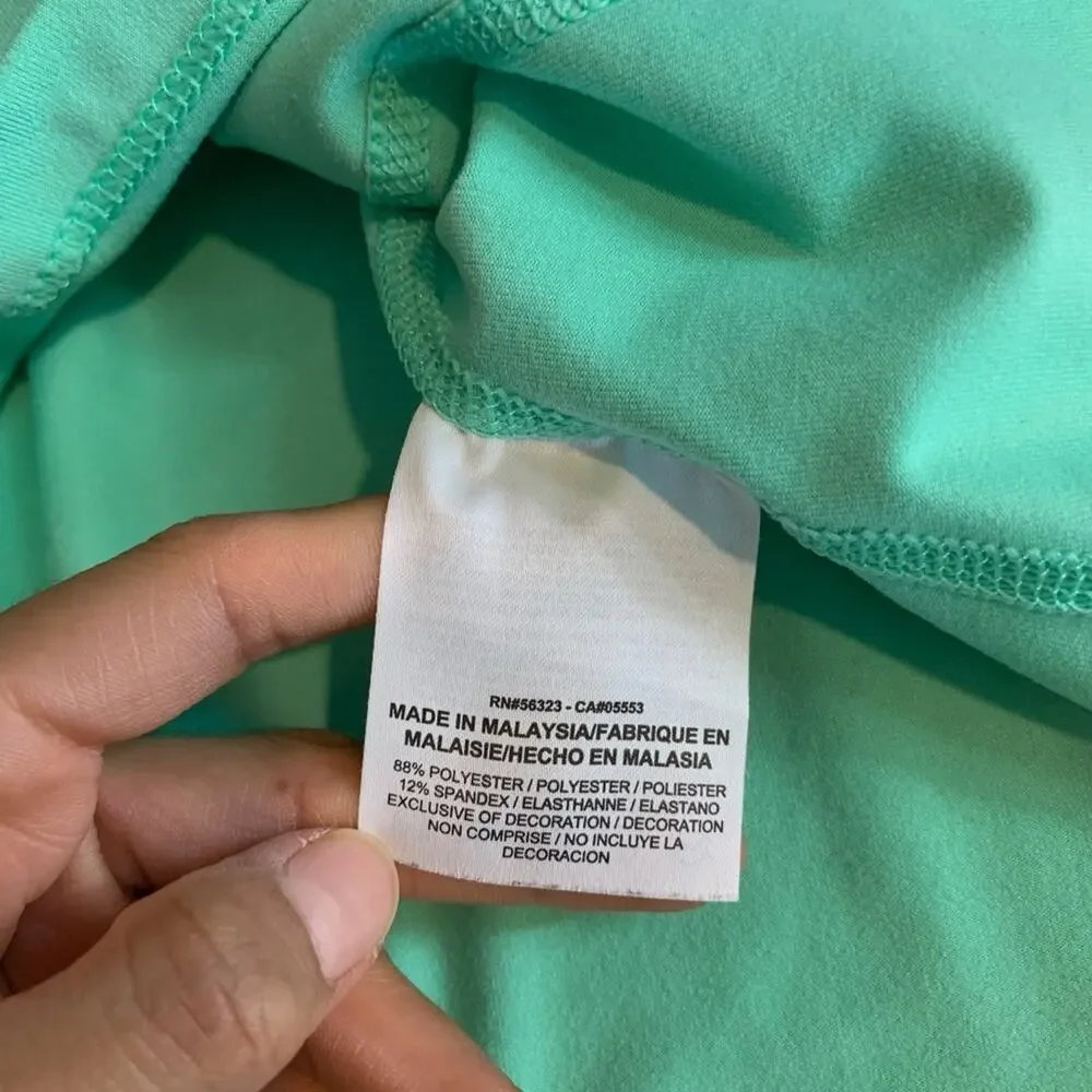 Nike Top Womens XS Extra Small Pistachio Dri Fit Element Running Half Zip *READ